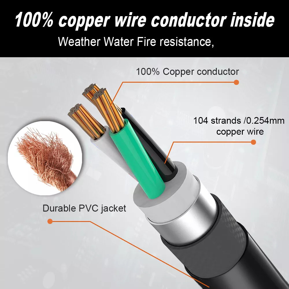 110V to 220V TIG MIG Welder Converter Cord Adapter 14AWG Converter Cable Adapter