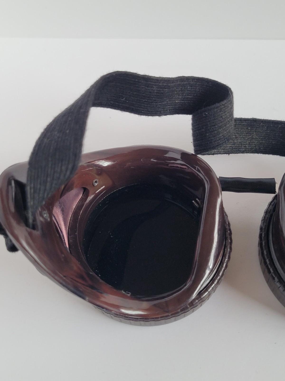 Vintage Willson Tinted Welding Steampunk Cup Safety Goggles WAW10 WW5 w Box Used