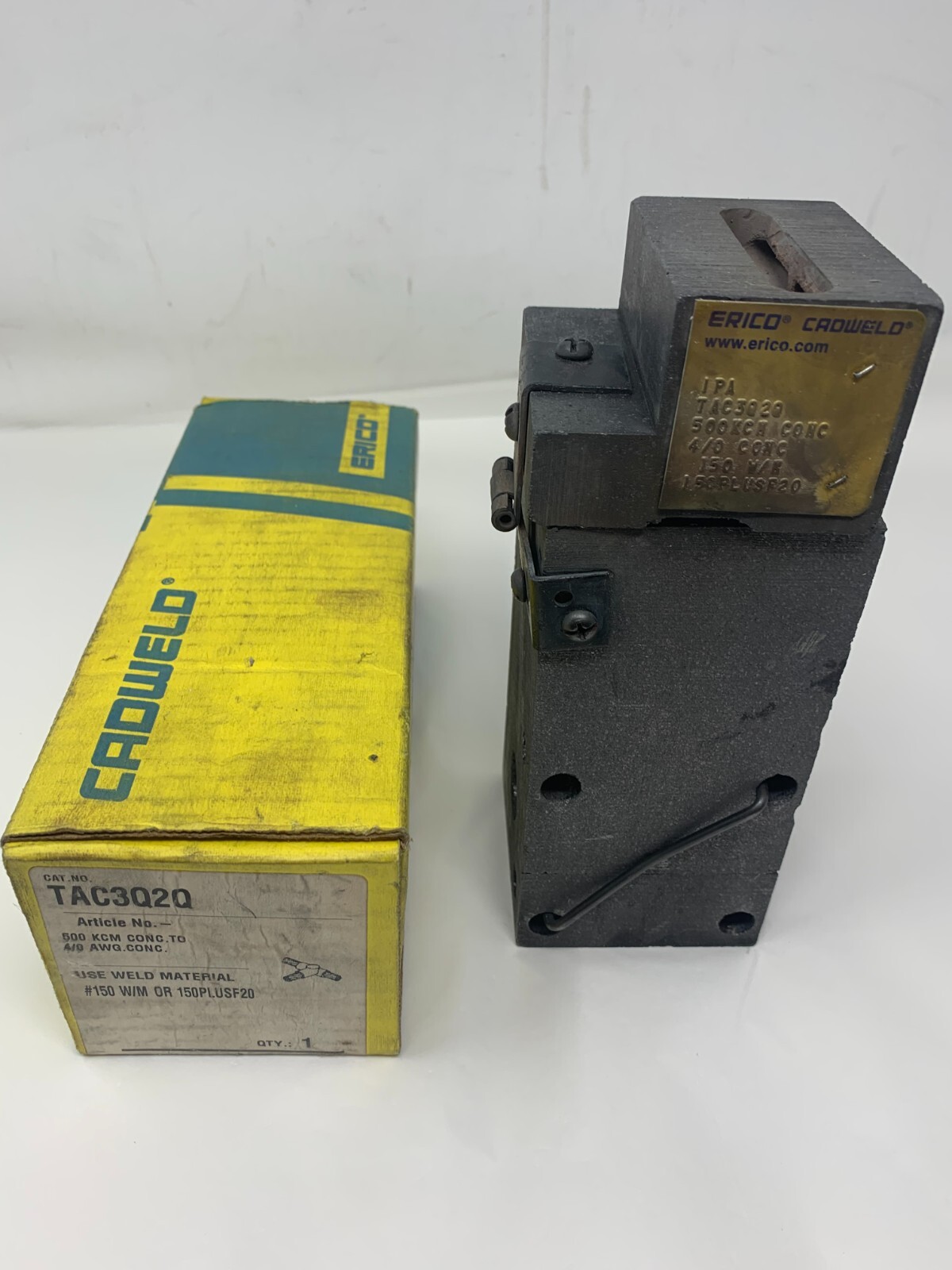 Nvent Erico Cadweld TAC3Q2Q Welded Connection Mold Connector End to End Cable