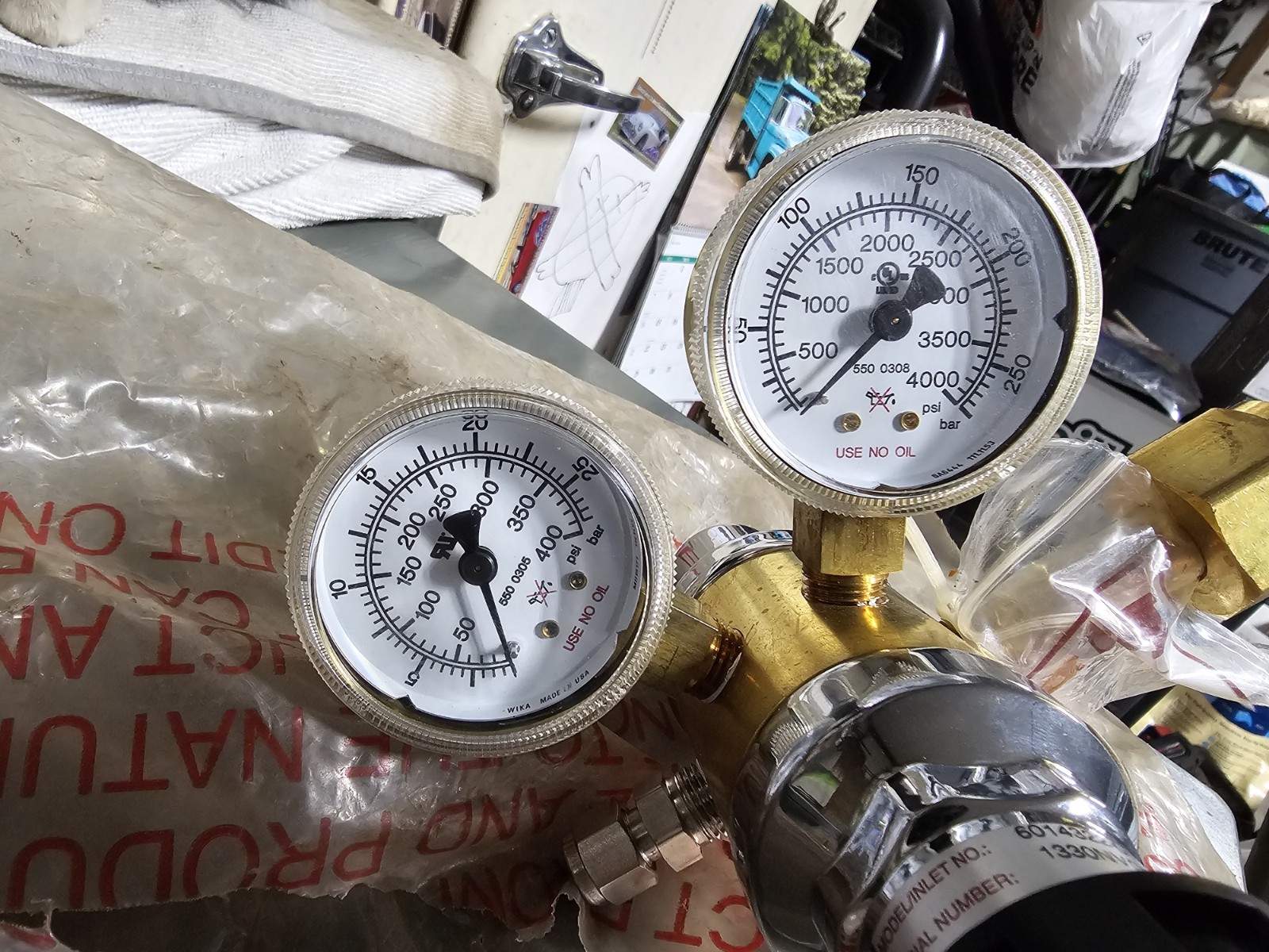 Concoa 6014322-01-320 Precision Gas Regulator 320 601 Laser Beam Co2