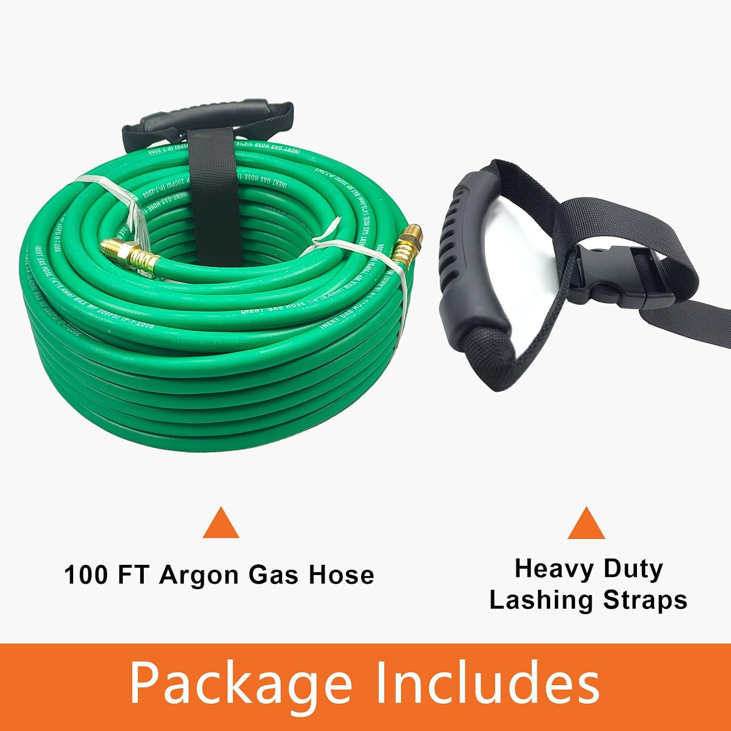 100FT Argon Gas Hose, Inert Gas Welding Hoses for MIG/TIG Welding Regulator, Arg