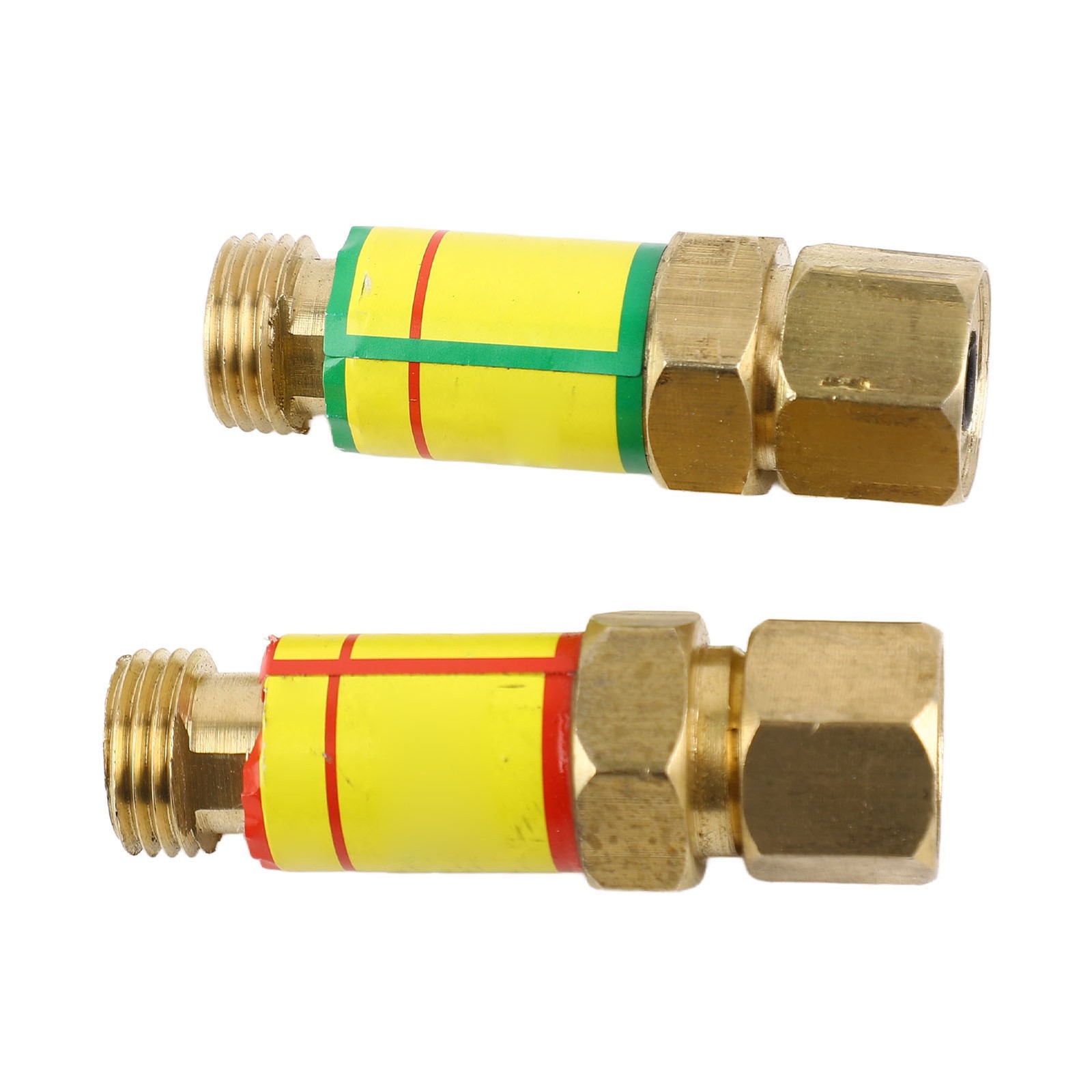 1 Pair Oxygen Acetylene Check Valve Flashback Arrestor (M16*1.5)