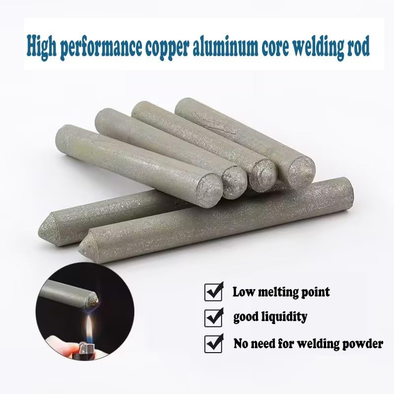 6 Pcs Low Temperature Universal Welding Rods,Metal Welding Arc Equipment, Easy M