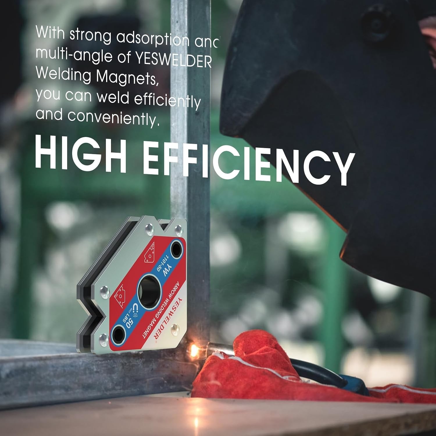 Strong Welding Magnet Assortment | 25/50/75 lb, 6 Pc