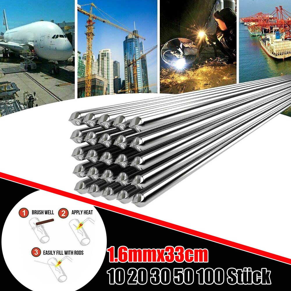50/100 Aluminum Brazing Solution Welding Flux-Cored Rods Low Temperature Wire