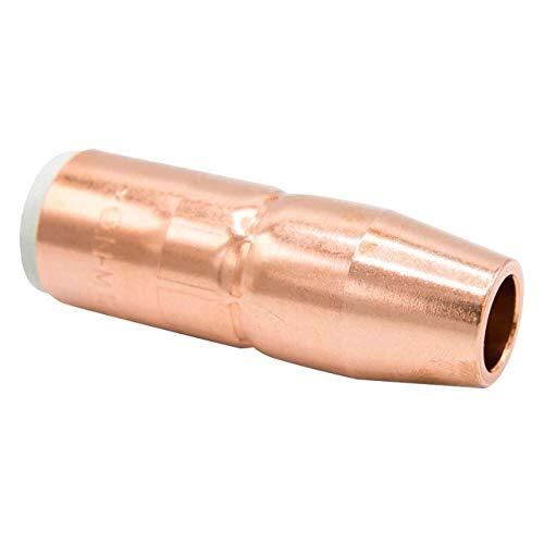 Miller Electric Nozzle,12.7mm Bore,Copper, 1/2″ Bore – 1/8″ Recess