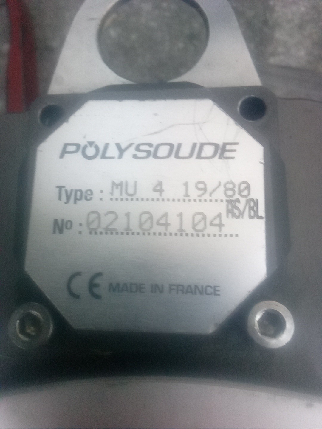 Polysoude Open Orbital Welding Head Type: MU 4 19/00 RS/BL , No. :02104104