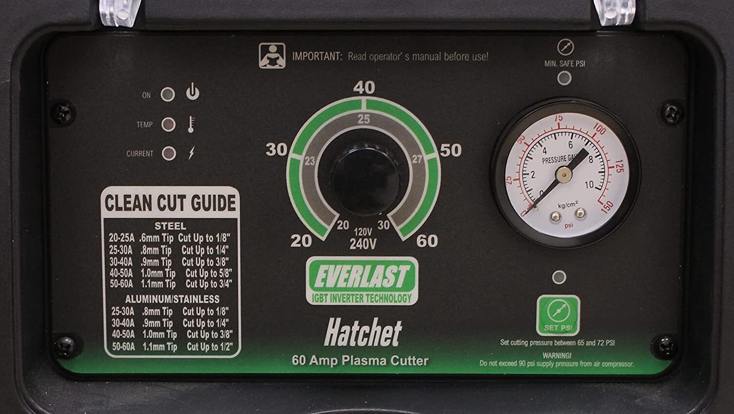 2022 Everlast HATCHET 60 110v/220v 60 Inverter plasma cutter