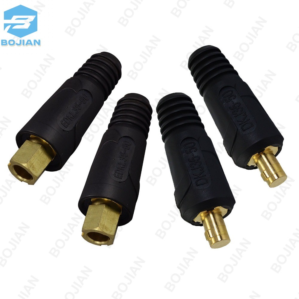 Welding Cable Joint Quick Connector Pair DINSE-Style 200-300A 35-50 SQ-MM