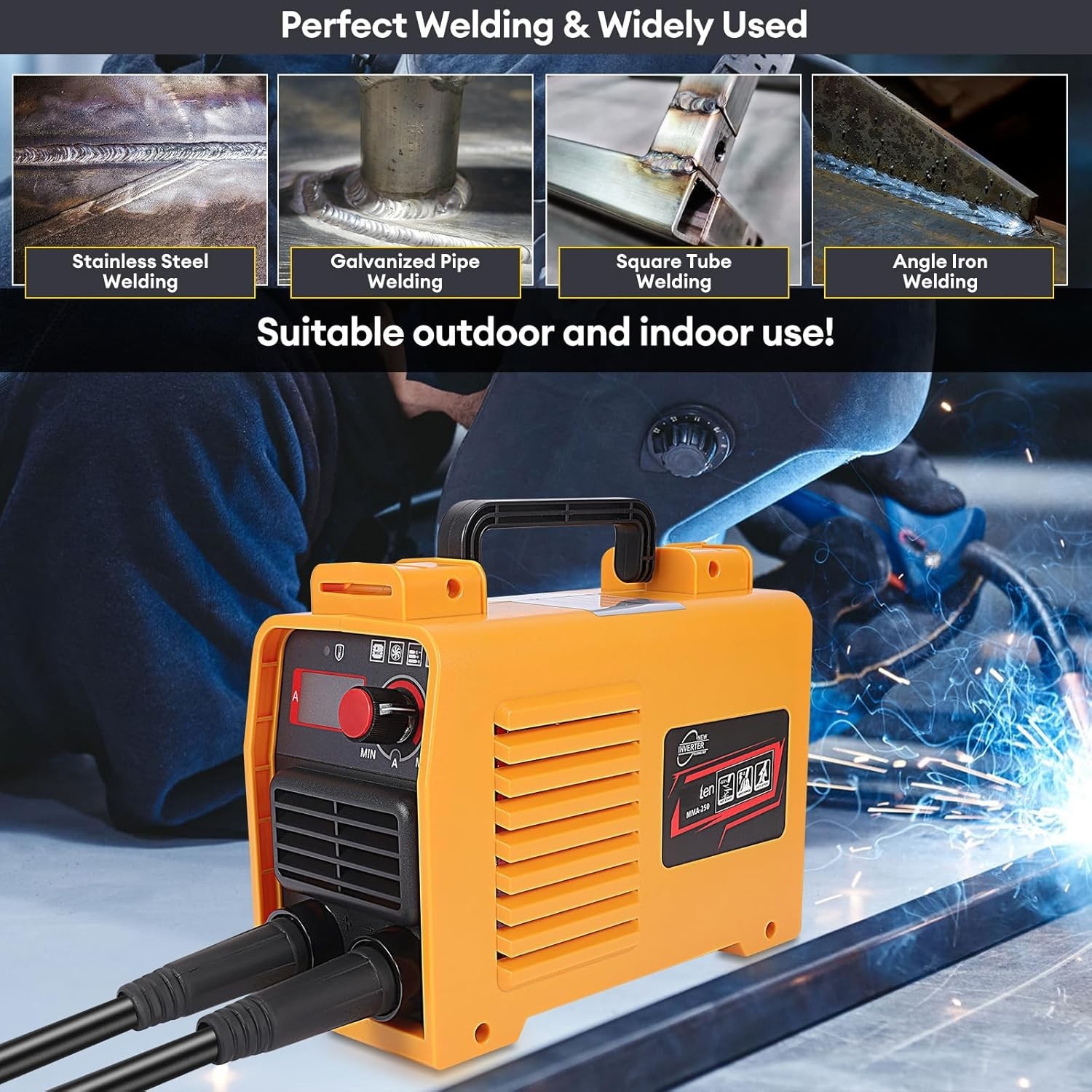 250A MINI Stick Welder 110V Lift TIG/MMA Welding Machine Hot Start for Beginner