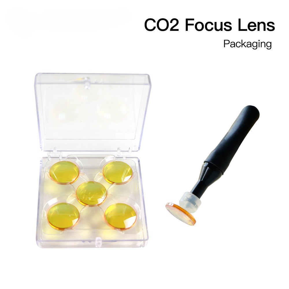 5PCS CO2 Focusing Lens CVD Dia20mm FL38/50/63/76/101mm ZnSe Focus Lens