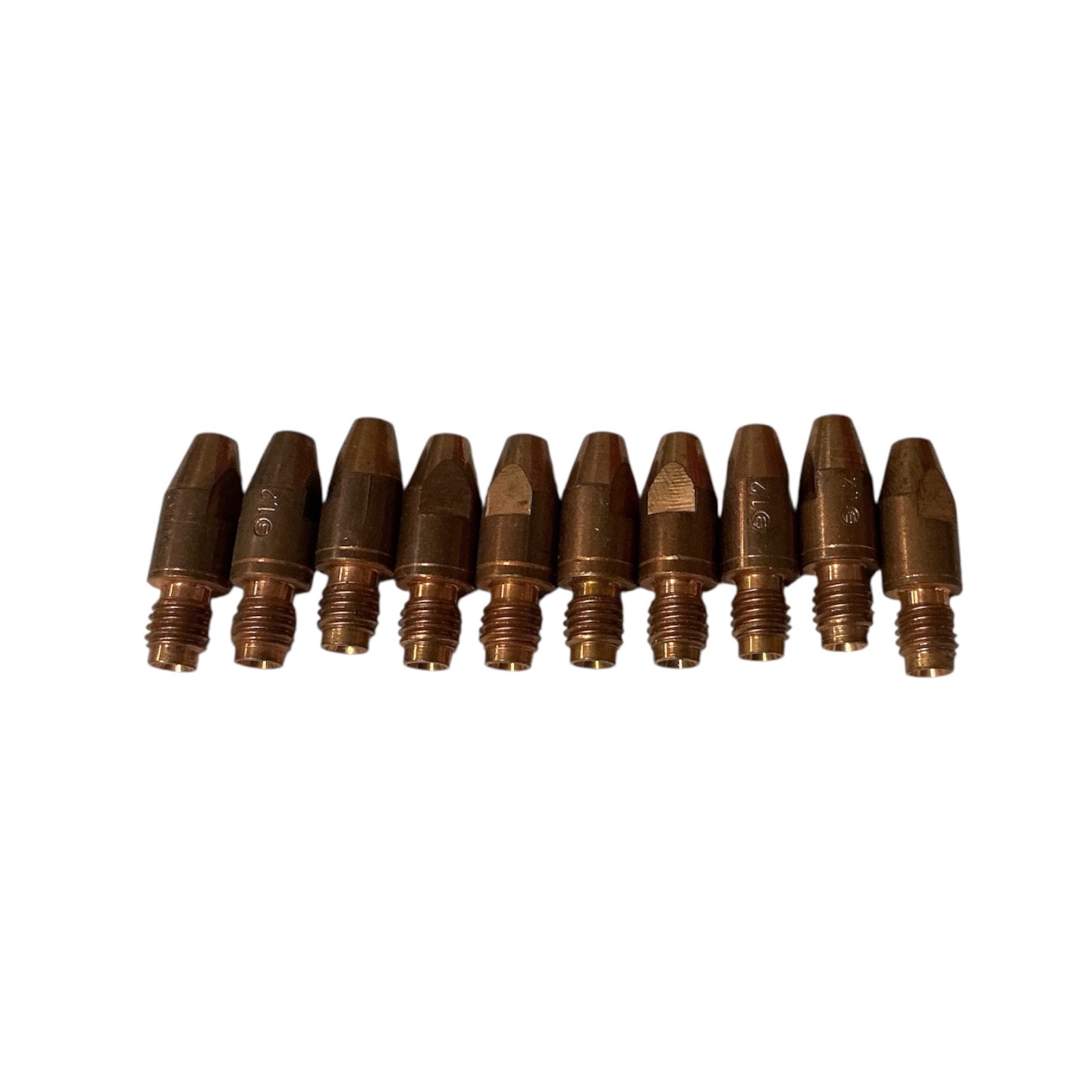 10x Genuine BINZEL M8 Mig Welding Contact Tip 1.2mm Gas Torch