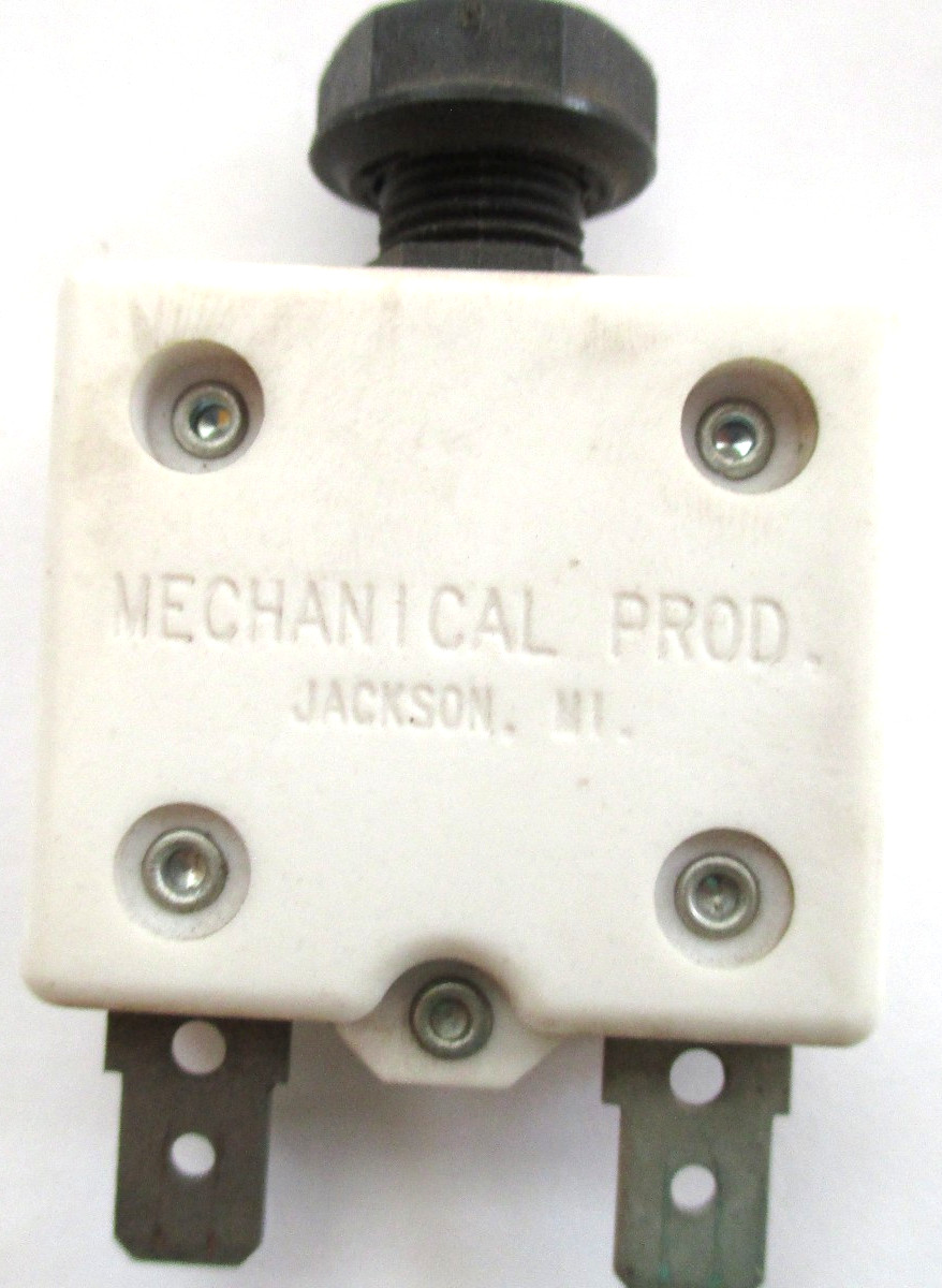 Miller Manual Reset 10A Circuit Breaker, D-64 60 Series 24V Welding Wire Feeder