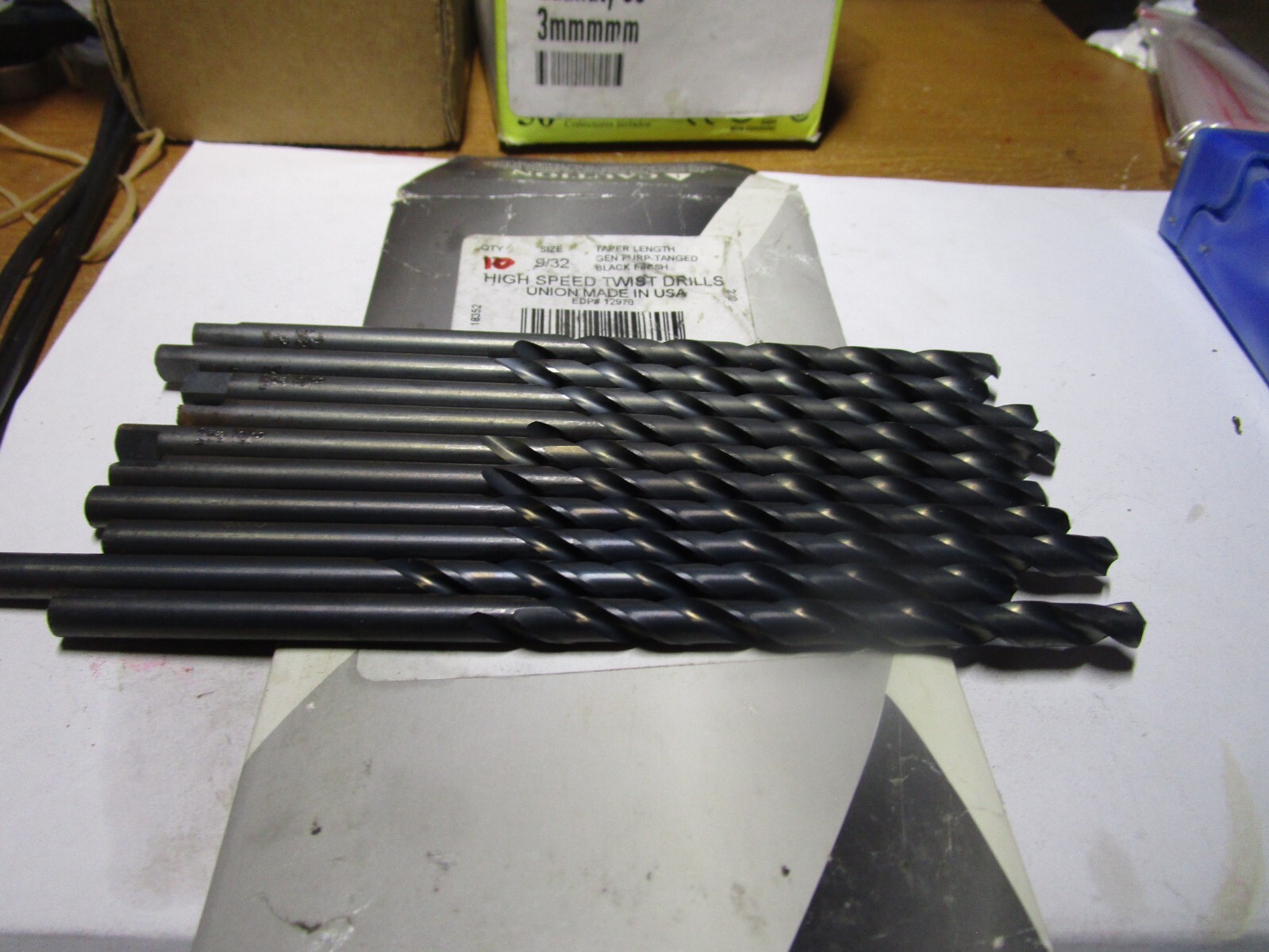 9/32″ HSS 118° Black Oxide Finish FMT® Jobber Drill Bit QTY 10