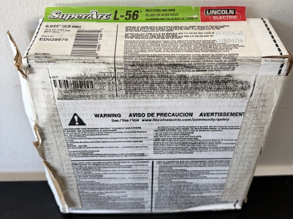 Lincoln Electric .035 in. SuperArc ED028676 MIG Welding Wire 12.5 lb. Spool