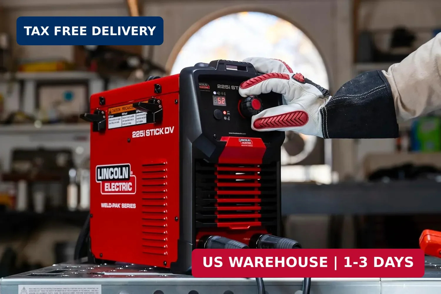 Lincoln Electric Weld-Pak 225i Stick Welder, Dual Voltage