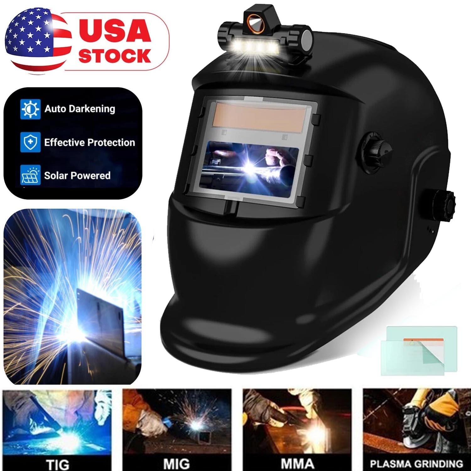 True Color Welder Helmet with Light Auto-Darkening Welding Helmet/Hood/Mask
