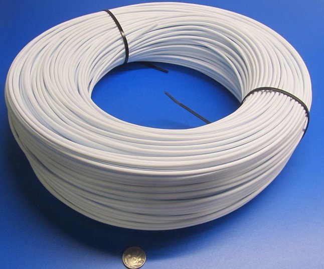 Polypropylene White Welding Rod 5/32″ Dia .156″, White, 5 Lb. 1420 Feet