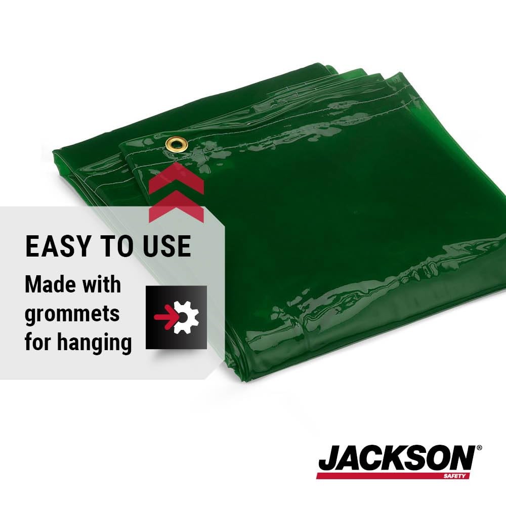 Jackson Safety Wilson Transparent Welding Curtain (Multiple Sizes and Colors), 1