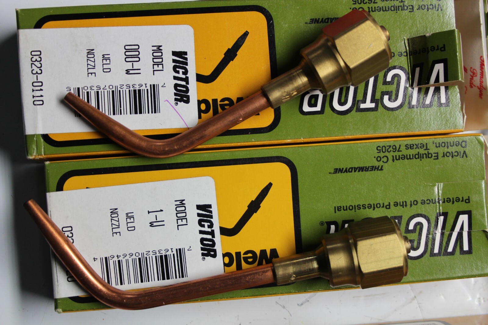 VICTOR 75-Degree Cutting Attachment, Welding Nozzle, CUTTING TIPS LOT USA 13pcs