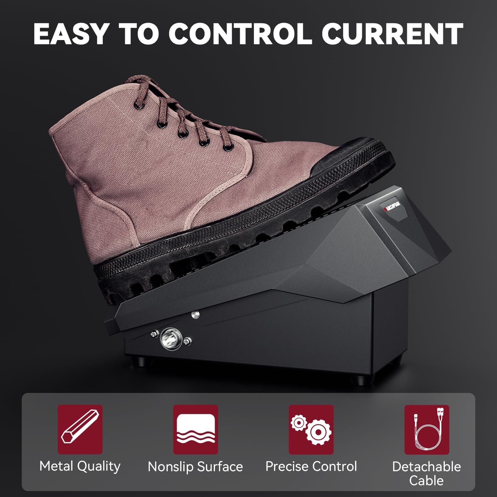 TIG 5-Pin Welding Foot Pedal for MIG180, MIG200P, MIG205 MP, MIG205 PCT, MIG2…