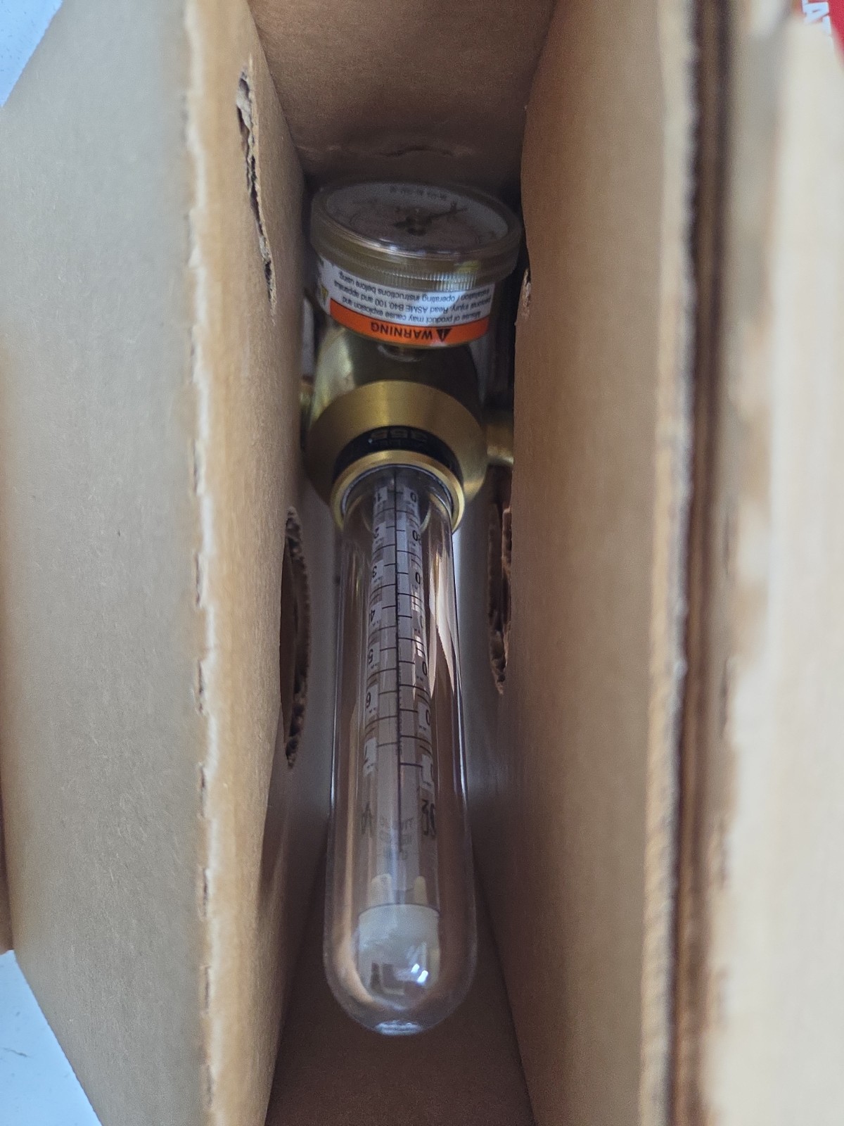 Harris Argon CO2 Flowmeter Regulator 355-2-Ar-580 3100200 **NOS**