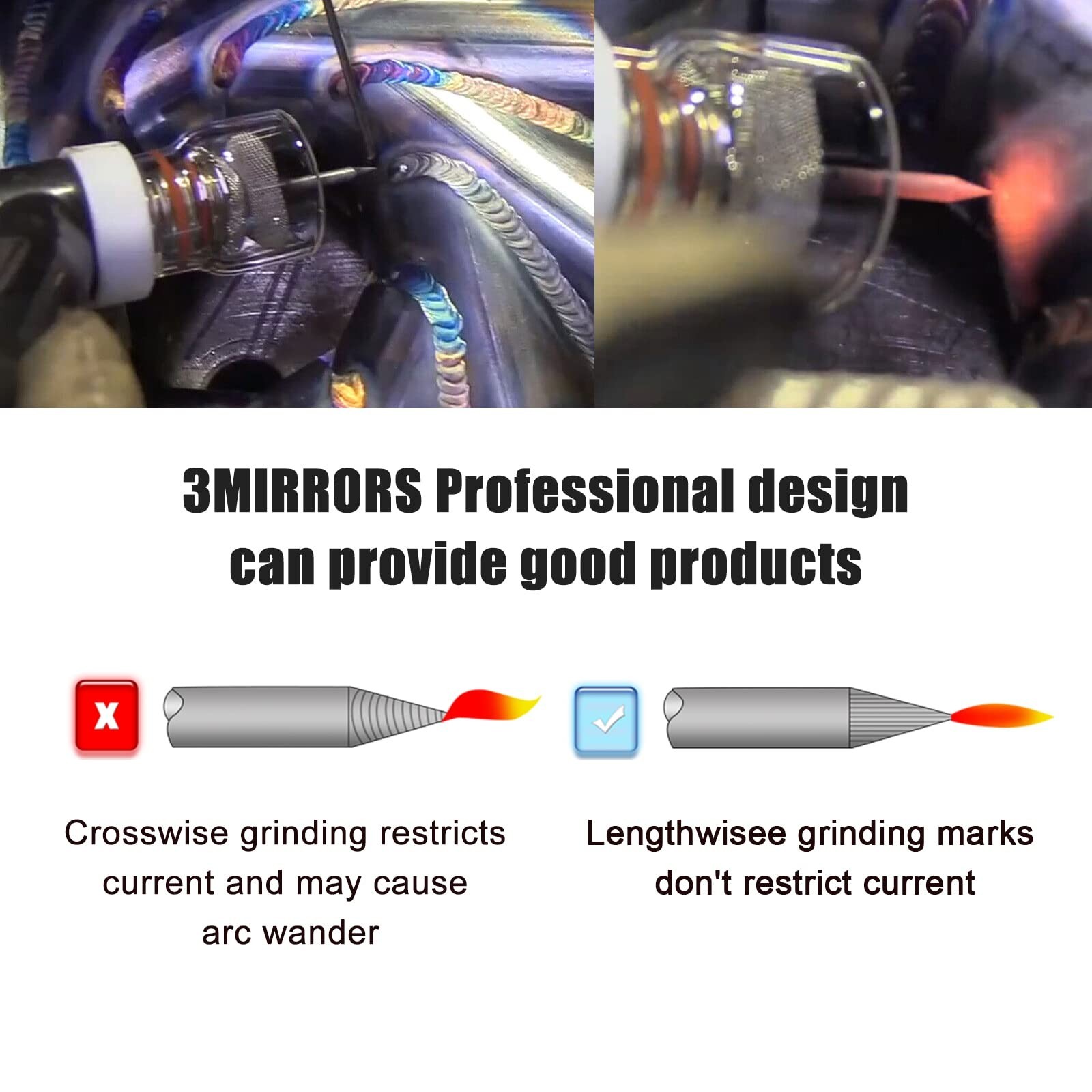 3mirrors ALUMINUM Tungsten Electrode Sharpener Grinder TIG Welding Tool Singl…
