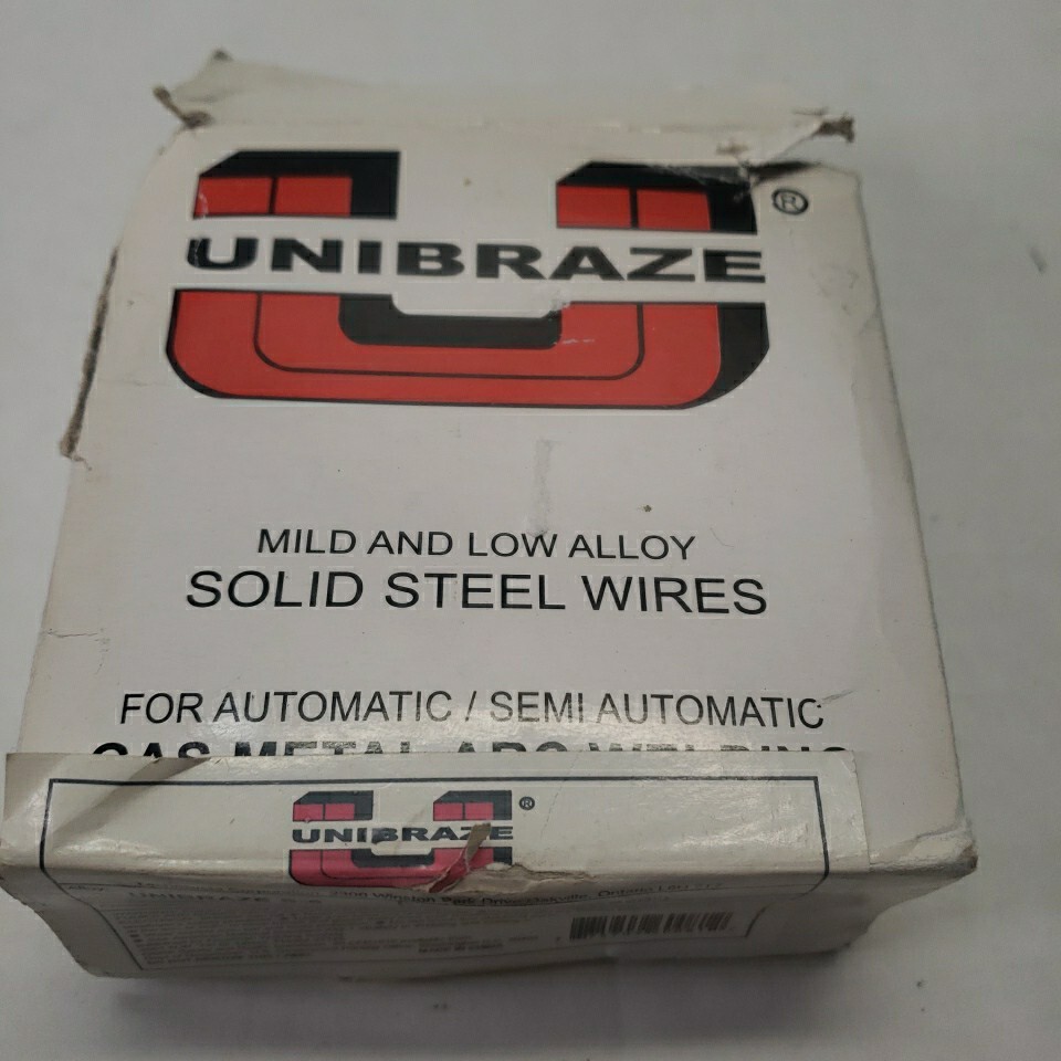 Unibraze Spooled Welding Wire 0.8mm Steel 2.2 LBS 1KG Spool Alloy Mild Low