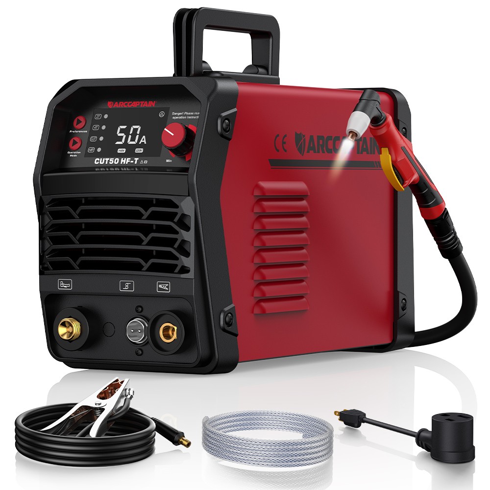 ARCCAPTAIN Plasma Cutter 50A CUT50 HF High-frequency Digital 3/4″ Cutting 2T/4T