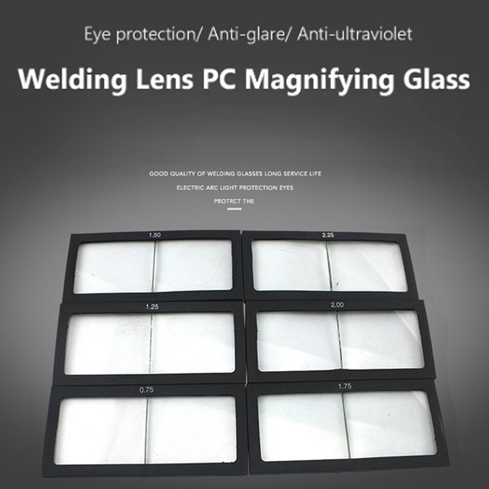 2x Arc Welding Magnifier Lens Cheater Lens Welder Screen Helmet Glass 0.75- 3.0