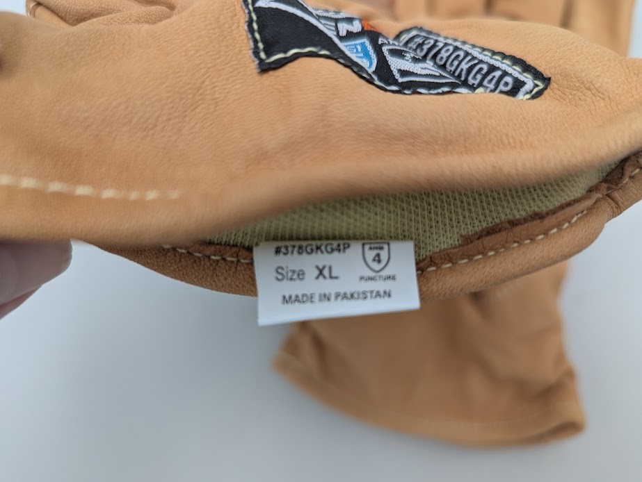 Endura 378GKG4P- XL Work Gloves Ansi A5 Cut Ansi 4 Puncture