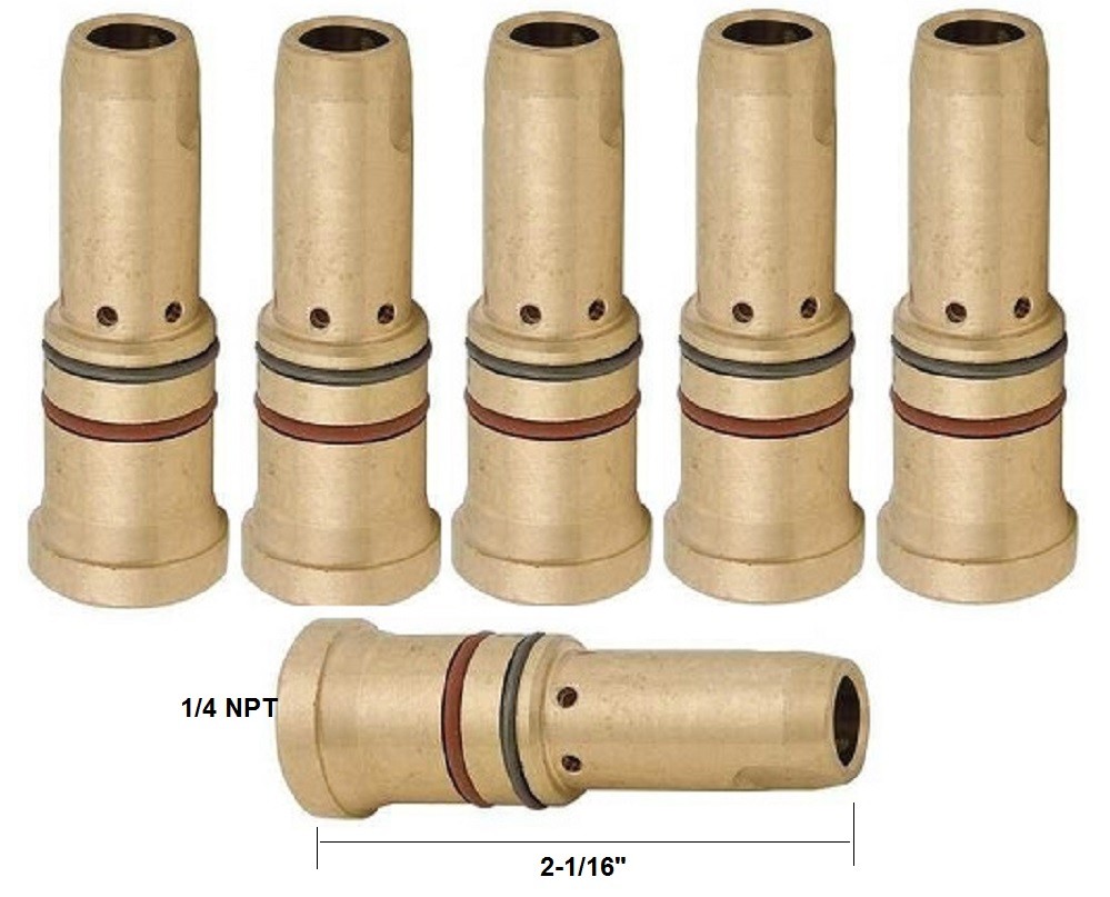 MIG 4435 Welding Gas Diffuser Head For Bernard 400/500 Amp MIG Guns PK of 5