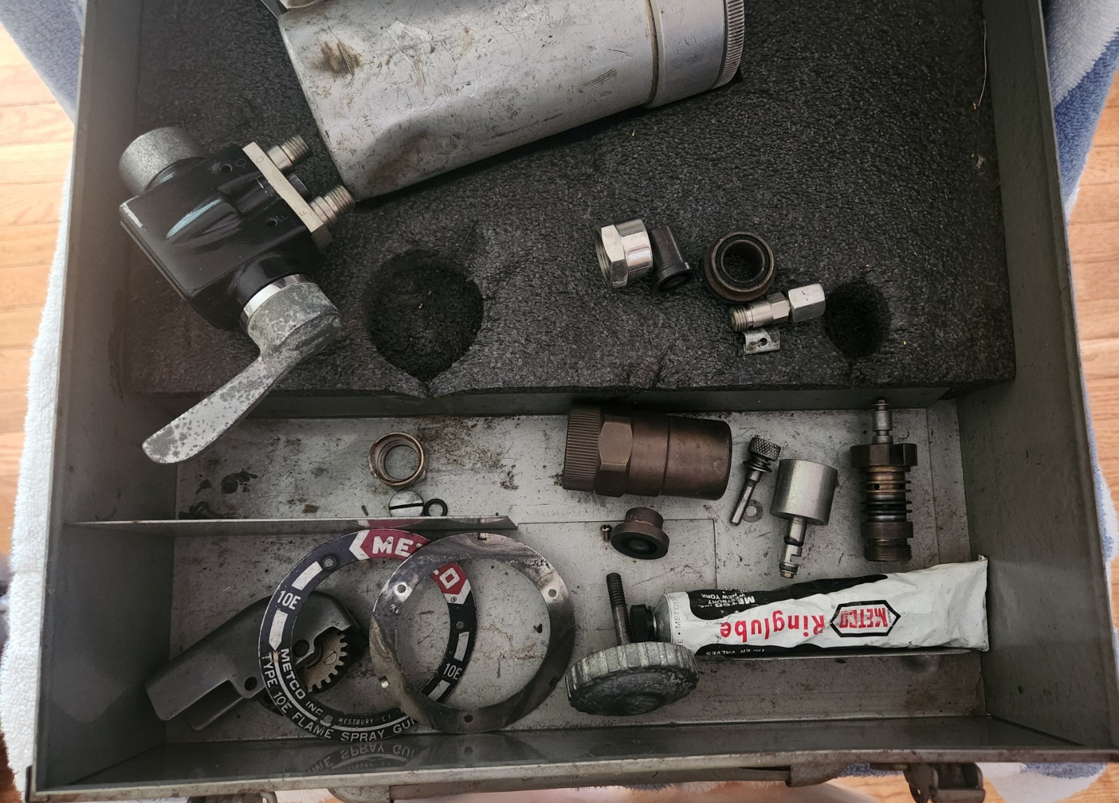 Metco 5P 5P-II Metallizing Spray Thermospray System Gun