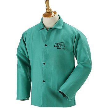 Revco F9-30C-2XL Flame Retardant Coat, 9 oz. Cotton, XX-Large Size, Green, 30…
