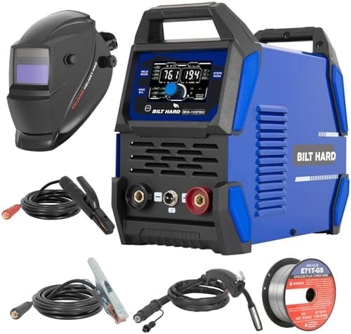 135A MIG Welder 110V – 3-In-1 Gasless Flux Core/Lift Tig/Stick Welding Machine,