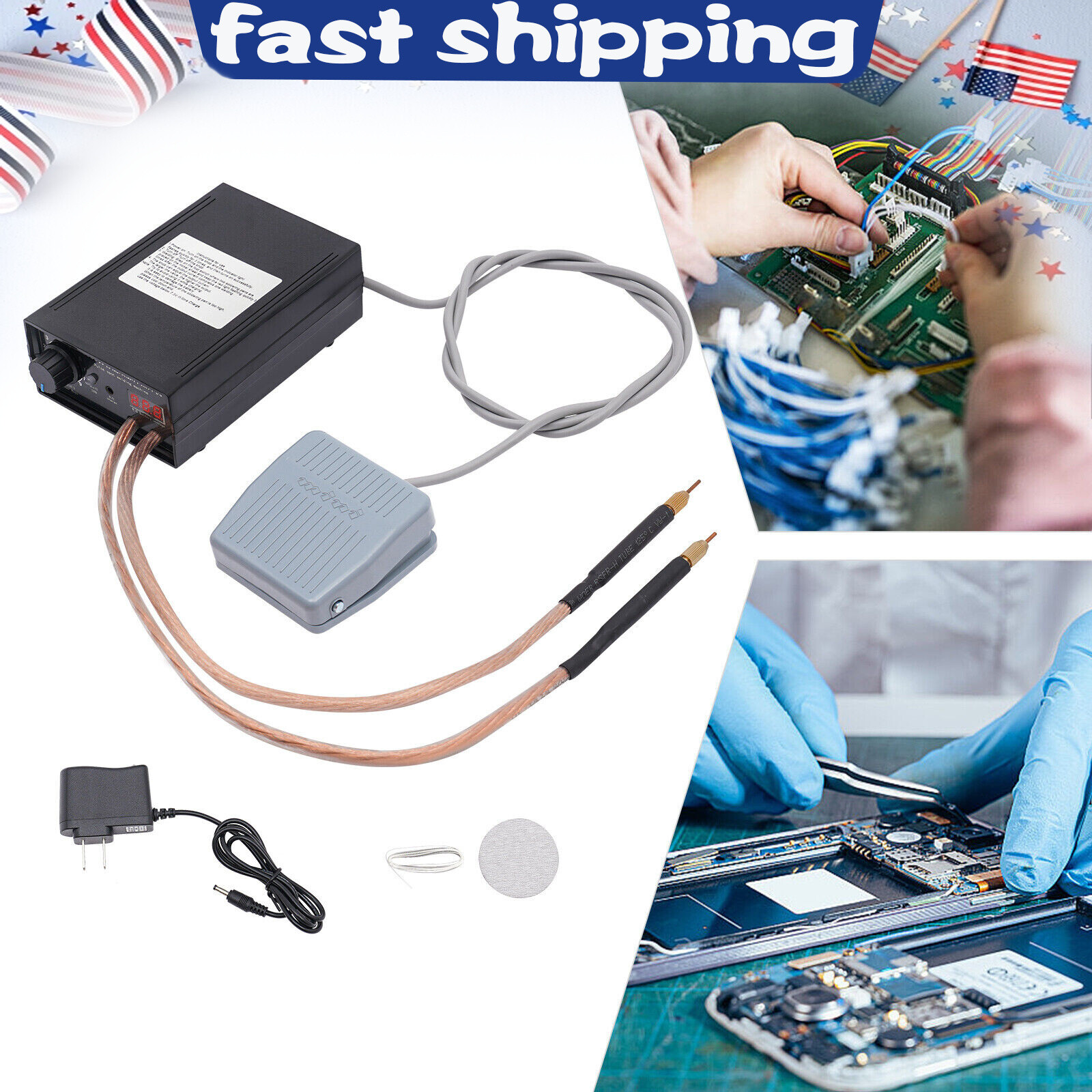 8000W Double Pulse Spot Welding Machine Welding Machine with Pedal Switch