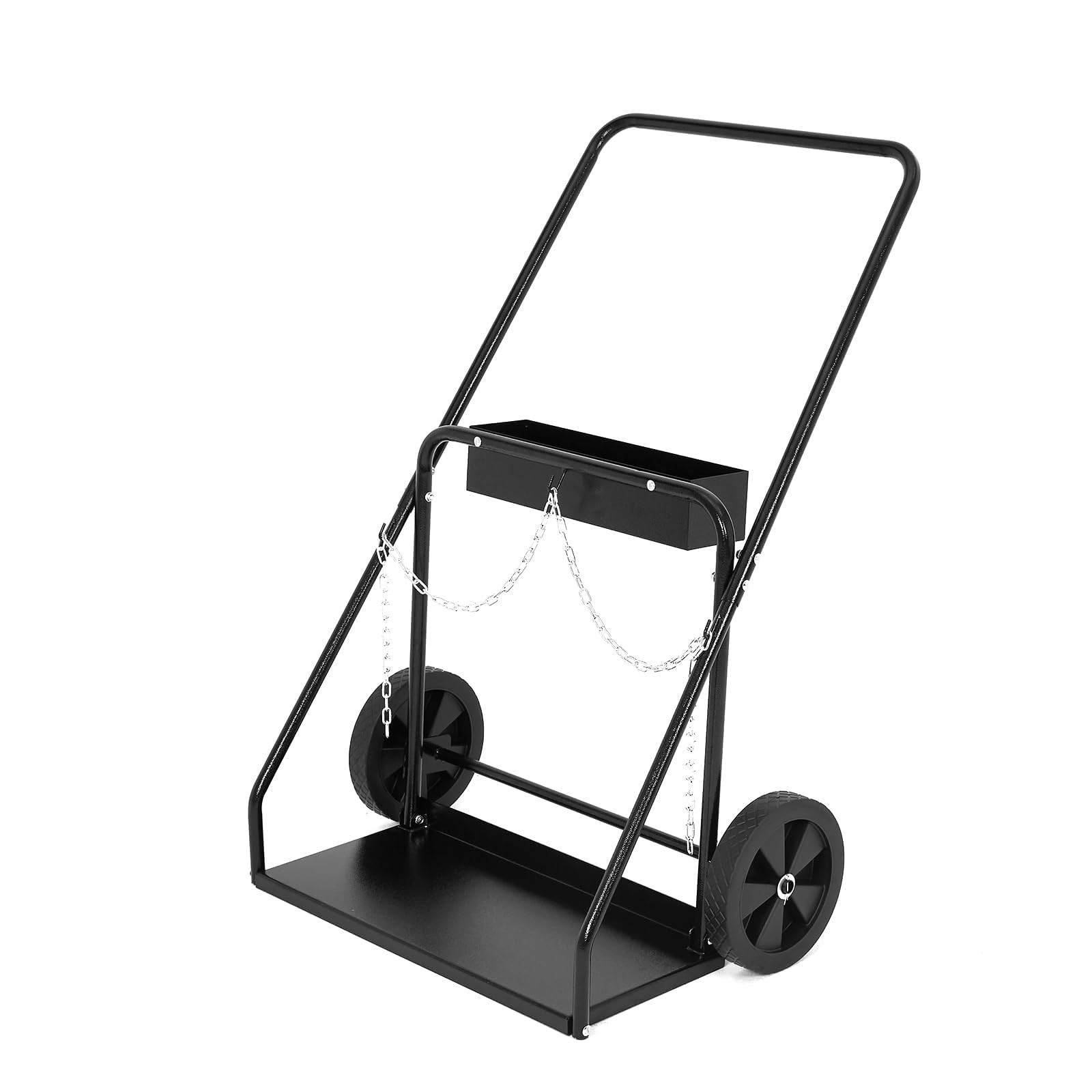 Heavy Duty Welding Cart, Carbon Steel Rolling Welder Cart, 220 Lbs Capacity