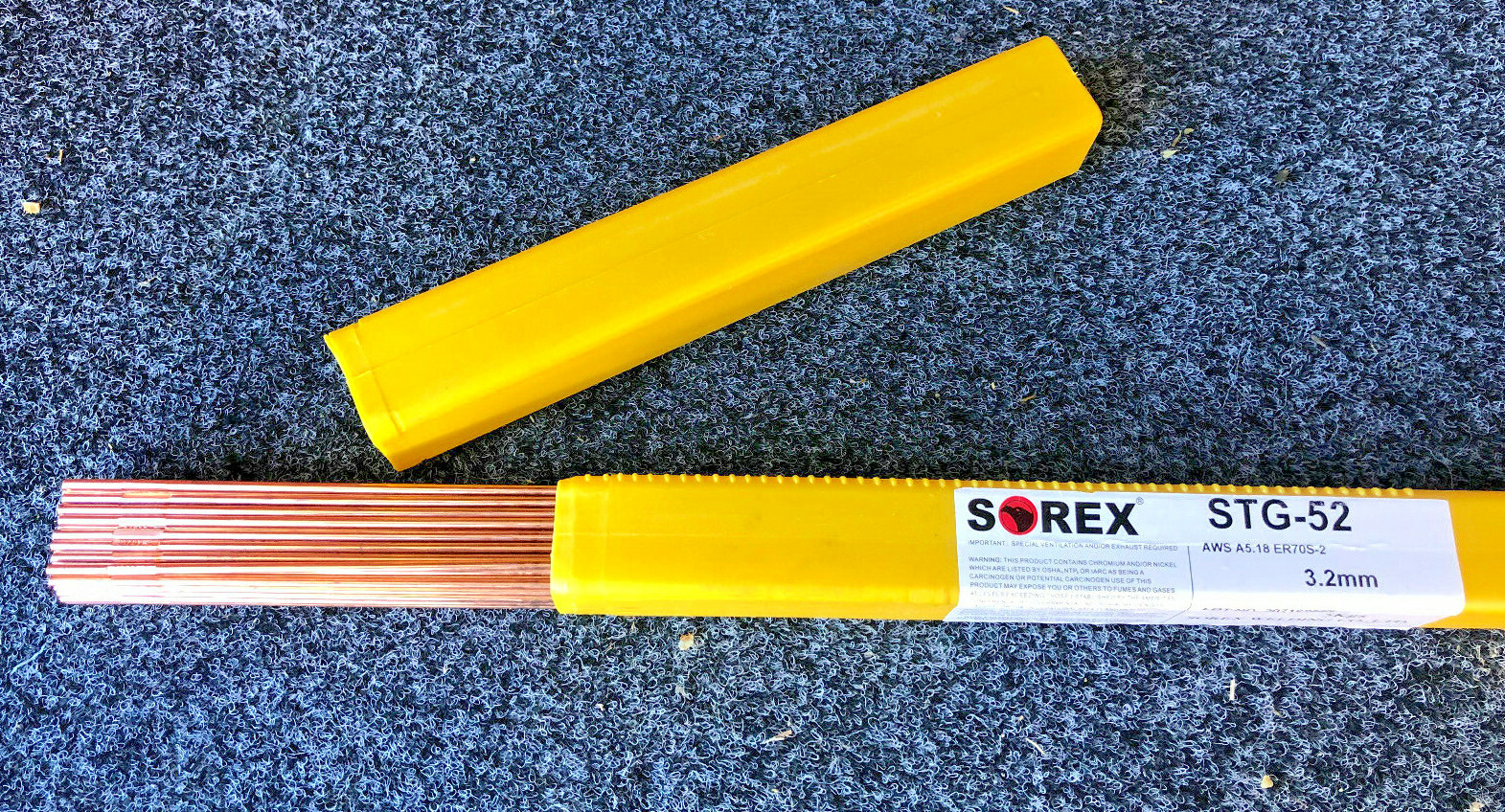 Quality 3.2mm Sorex Steel TIG Filler Rods 5kg – ER70S-2 Solid Wire. Made Taiwan