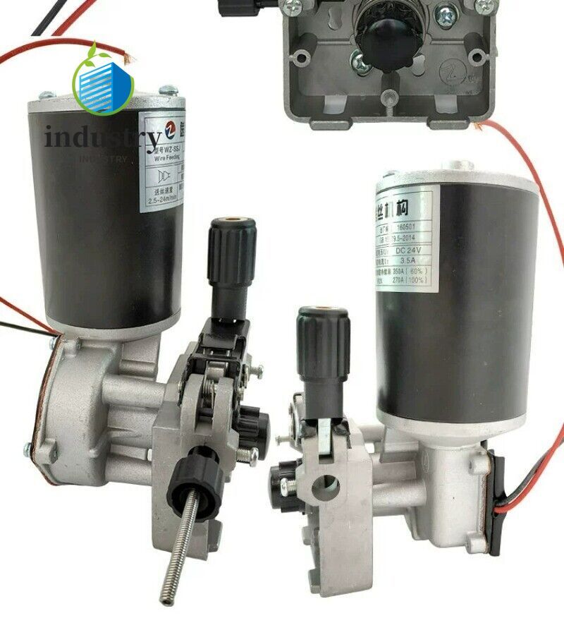 DC 24V Welding Wire Feeding MIG Vertical Dual-drive Motor Assembly Wire Feeder