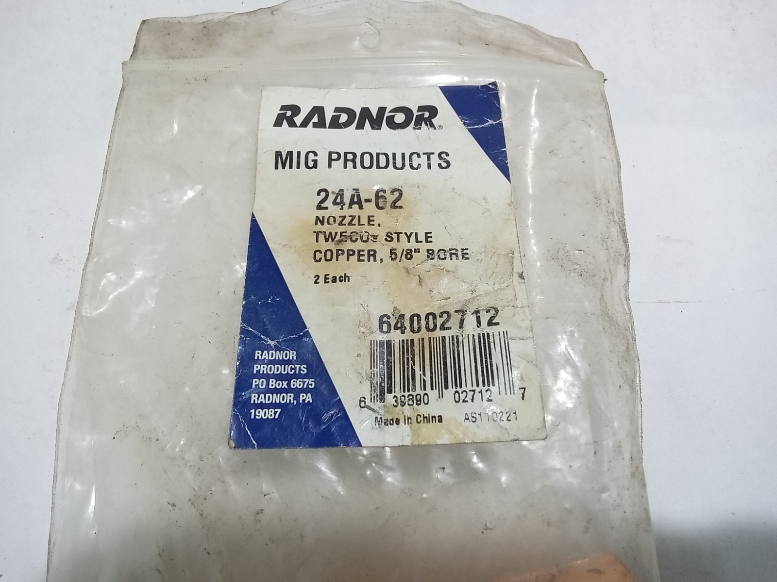 Radnor 24A-62 Nozzle Tweco Style (Q1B)