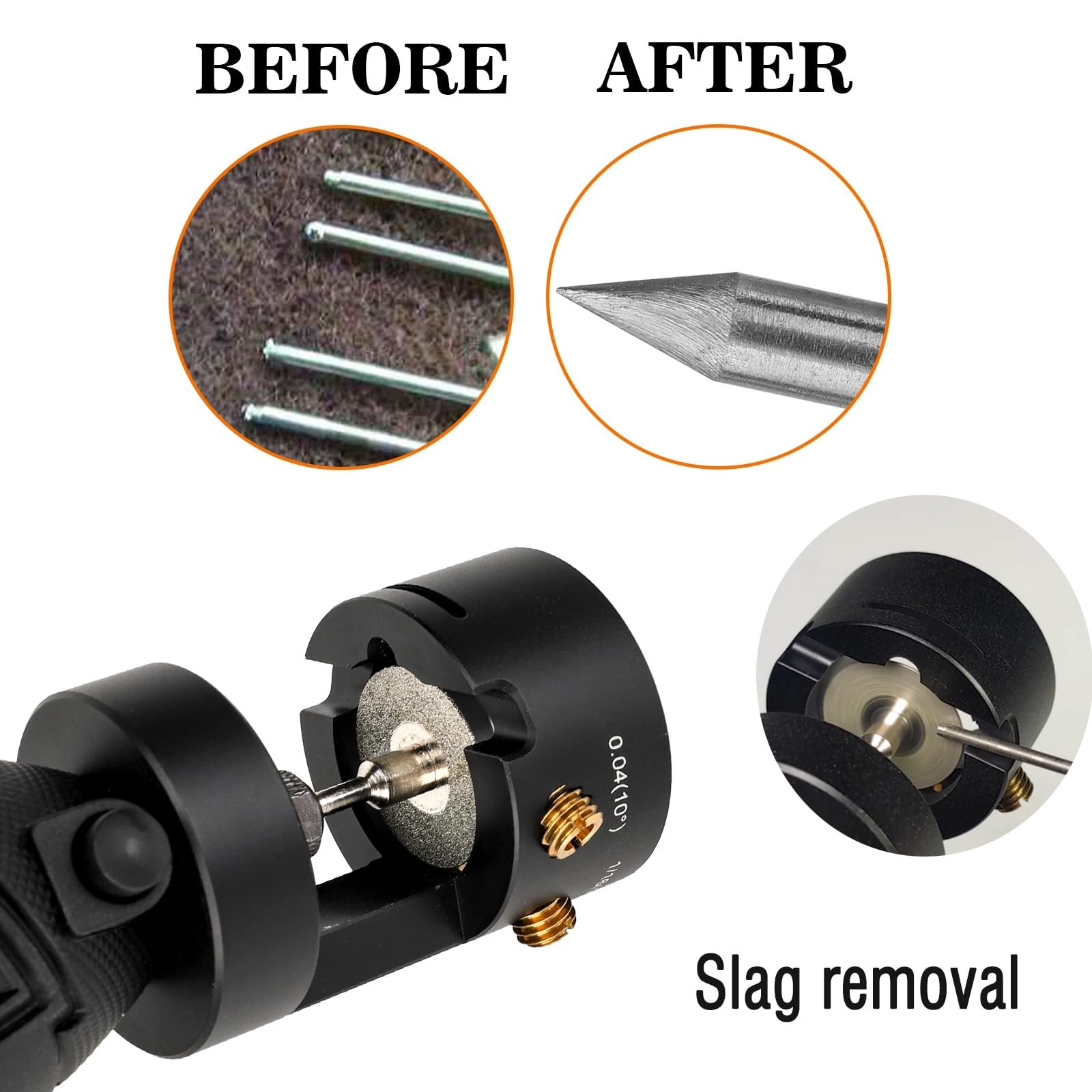 3mirrors ALUMINUM Tungsten Electrode Sharpener Grinder TIG Welding Tool Singl…