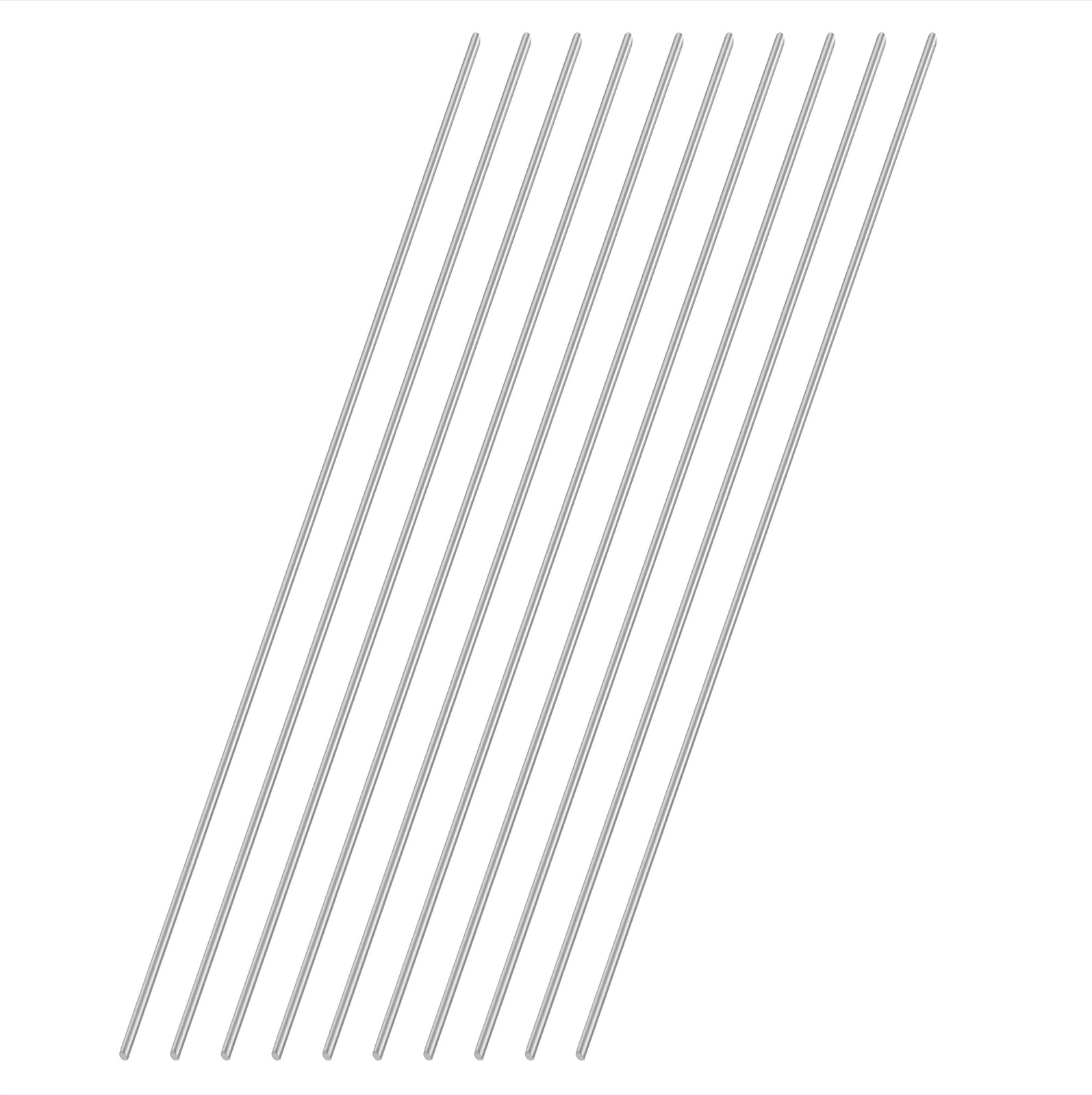 VictorsHome 1.5mm x 300mm 304 Stainless Steel Round Rod, Metal 1.5mm, Silver