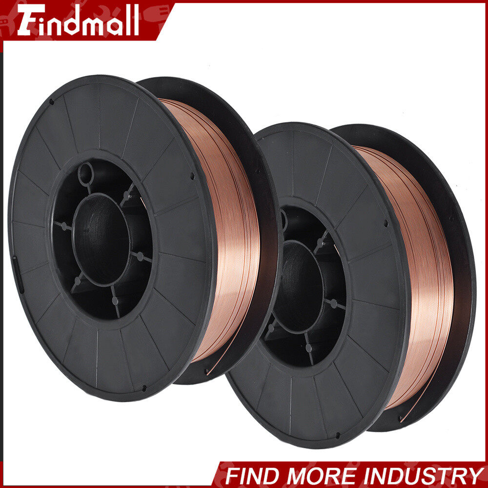 Findmall 2 Roll ER70S-6 10-lbs 0.035″ (0.9mm) Mild Steel MIG Welding Wire