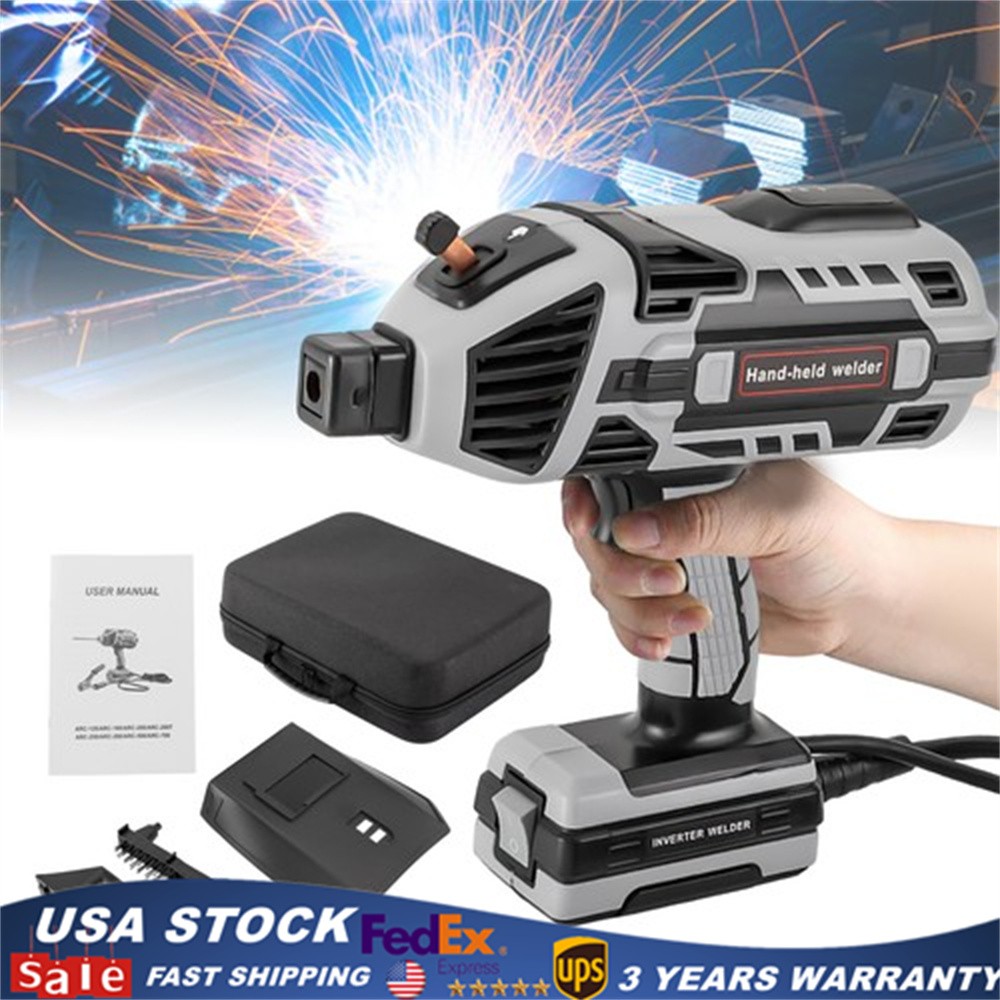 110V Portable Welding Machine Handheld Portable ARC Laser Welder Gun Kit 4600W