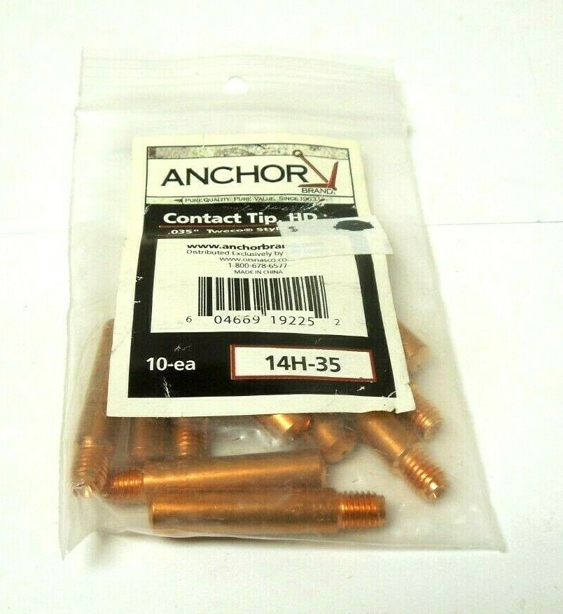 ANCHOR 100-14H-35 CONTACT TIP .035″ (QTY-10) <MVF65