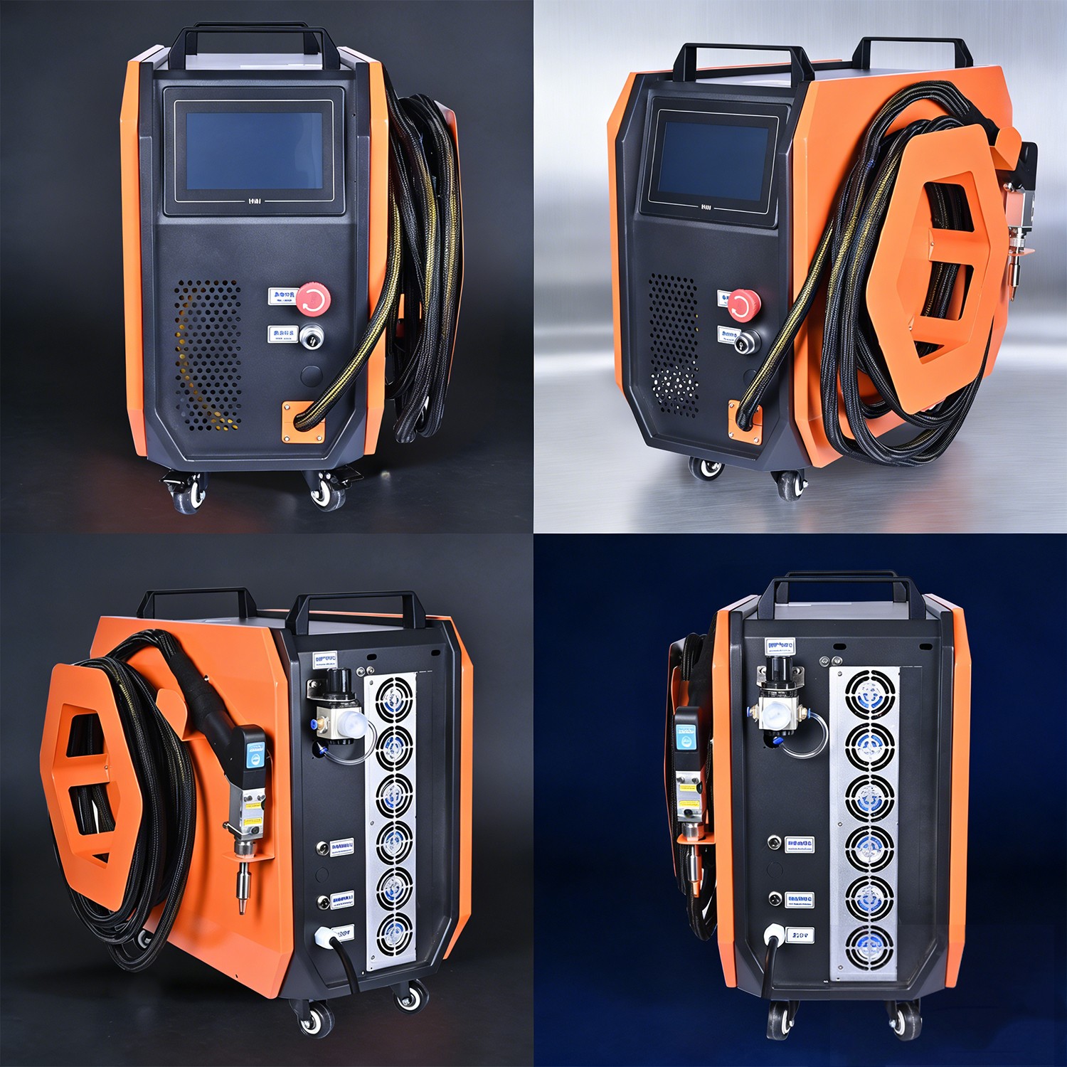 4 IN 1 1500W Fiber Laser Welding Cleaning Machine Air Cooled Laser Welder Cutter