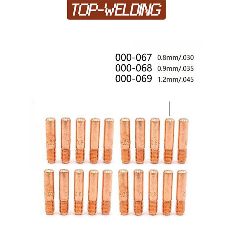20PK Contact Tips .030″ .035″ .045″ For MILLER/HOBART M15/25/40 770401