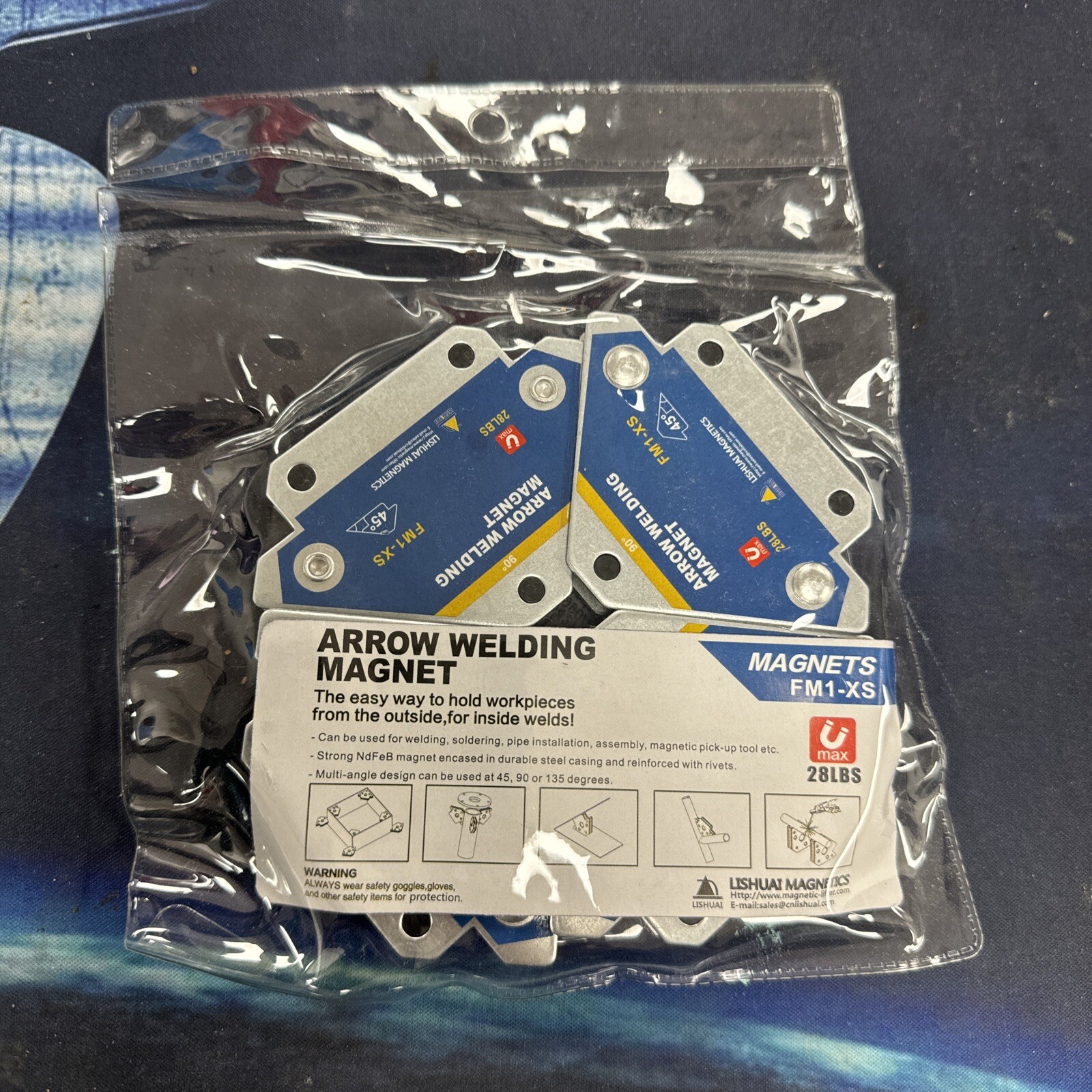 Arrow Welding Magnets 4pcs 25 LB Hold Magnetic Welding Holder Welder Magnet Set