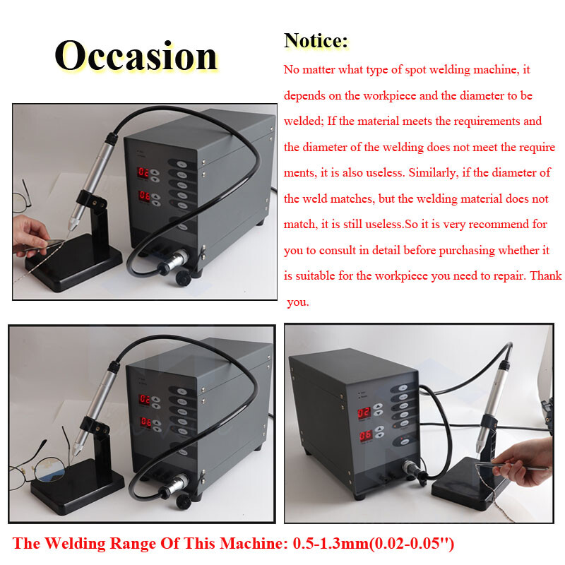Automatic Spot Welder Pulse Argon 100W Welding Machine 220V/110V Jewelry Repair