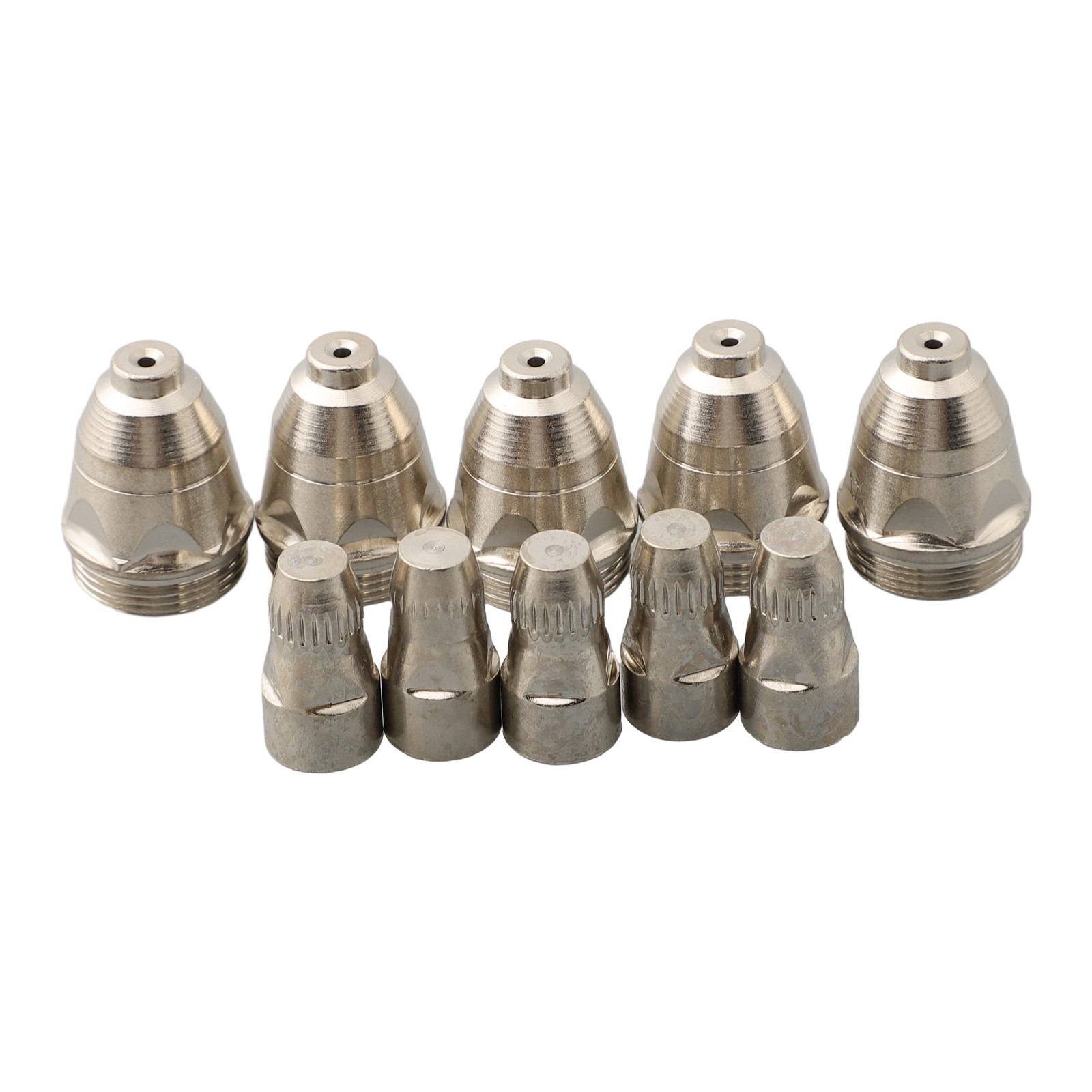 10pcs P-80 Plasma Cutter Consumable Torch Kit 1.1mm-1.7mm Nozzle Tip Electrode